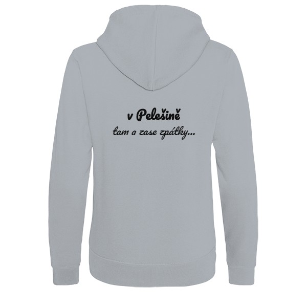 Mikina na zip unisex s potiskem Dámská mikina na zip  